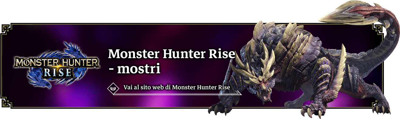 Monster Hunter Rise - mostri