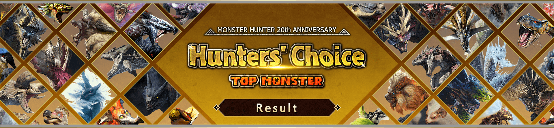 MONSTER HUNTER 20th ANNIVERSARY Hunters' Choice (Top Monster)