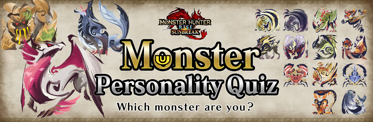 MONSTER HUNTER RISE: SUNBREAK: Monster Personality Quiz | CAPCOM