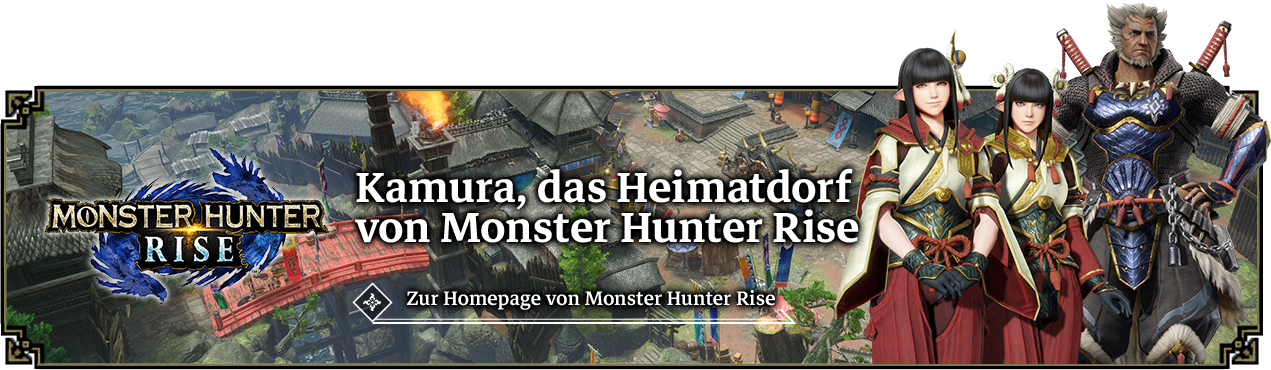 Kamura, das Heimatdorf von Monster Hunter Rise