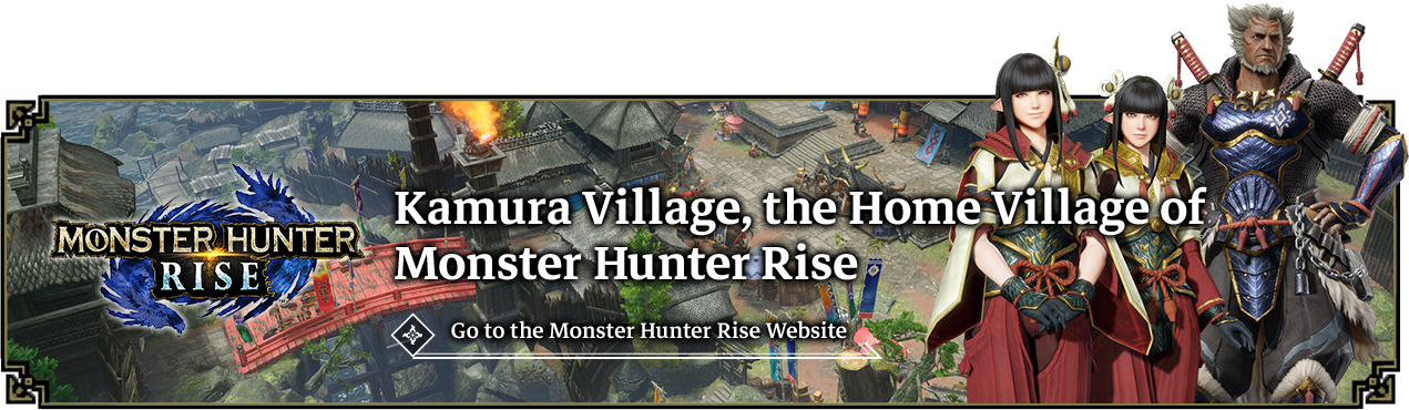Kamura Village, the Home Village of Monster Hunter Rise