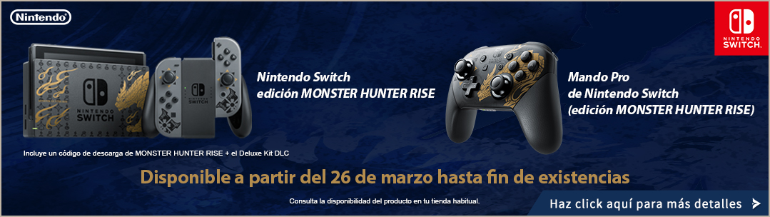 Mando Pro Edición Monster Hunter Rise para Nintendo Switch