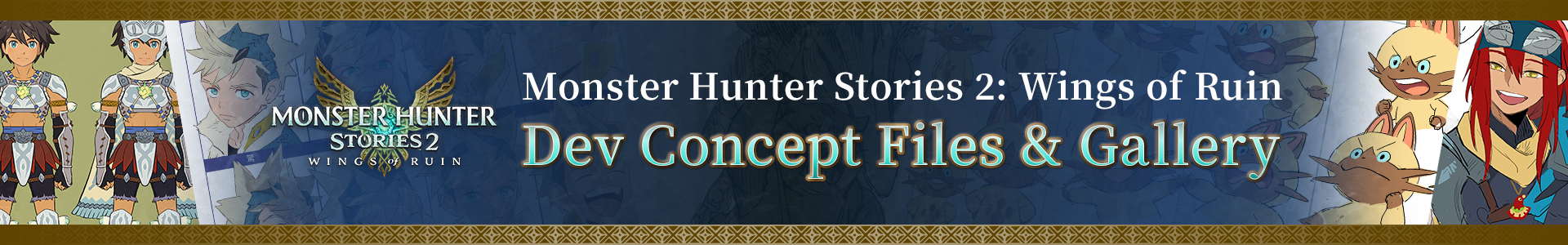 Monster Hunter Stories 2: Wings of Ruin Dev Concept Files & Gallery