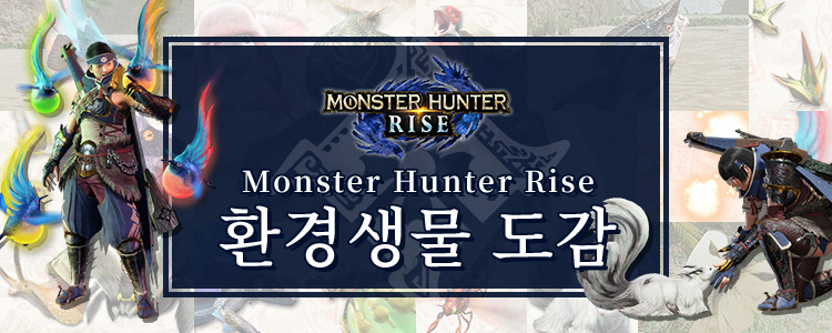 『Monster Hunter Rise』 환경생물 도감
